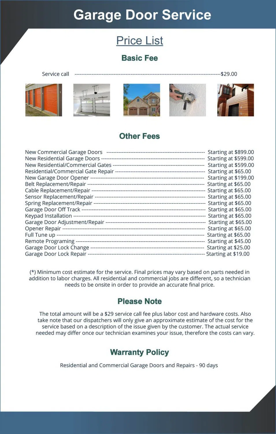 Exclusive Garage Door Repair Service Pataskala, OH 740-240-2045